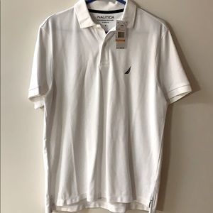 Men’s small Nautica white polo shirt